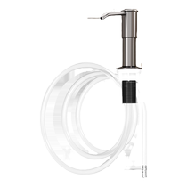 Dishwashing liquid sink press kitchen pressure-removing artifact sink dish basin 304 stainless steel soap liquid extension tube