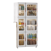 Folding narrow slit cabinet snack storage cabinet storage cabinet slit plastic finishing cabinet home shoe cabinet storage cabinet sideboard