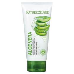 Zeusee/Zixi Aloe Vera Facial Cleanser Mild Cleansing Oil Control Moisturizing Facial Cleanser Foam ຜະລິດຕະພັນດູແລຜິວຫນັງສໍາລັບຜູ້ຊາຍແລະແມ່ຍິງ