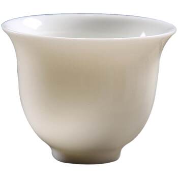 Ceramic kung fu tea cup suet fat jade dehua ຊາດື່ມ