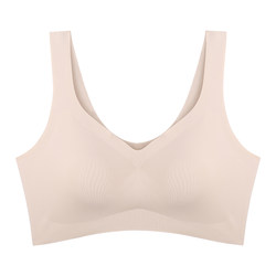 Ice Silk Seamless underwear ຂອງແມ່ຍິງ Push Up ເຕົ້ານົມຂະຫນາດນ້ອຍເຕົ້ານົມໃຫຍ່ສະແດງໃຫ້ເຫັນຂະຫນາດນ້ອຍ sexy Vest ແບບກິລາ Bra Summer ແບບບາງໆ