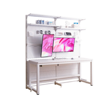 ຮາດແວ Girl Hole Board Gaming Room Desk Computer Desktop Electric Girl Lift Desk Bookshelf Integrated Table Set