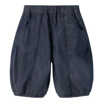 ໂສ້ງຂາສັ້ນ denim ອ່ອນໆຂອງເດັກນ້ອຍ nido bear ໃນລະດູໃບໄມ້ປົ່ງແລະລະດູຮ້ອນສໍາລັບຜູ້ຊາຍແລະແມ່ຍິງ, ດອກໄມ້ຫ້າຈຸດທີ່ເປັນມິດກັບຜິວຫນັງ