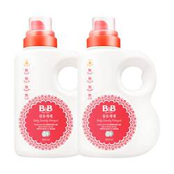 Baoning Bienberg Korean imported infant laundry liquid bottle 1.5L*2 cleaning and decontamination of maternal and infant supplies