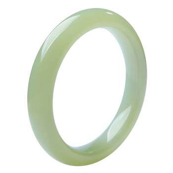 Impression eye hetian jade bracelet women's light clear water jade bracelet