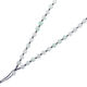 Real jade green and white jade pendant lanyard