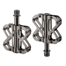 Xiqizhe bicycle full titanium aluminum alloy pedal mountain road bike three-pelin bearing ultra-light pedal