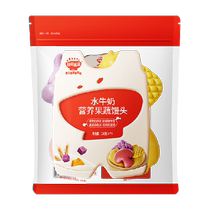 (详情领券89.9任选5件)秋田满满果蔬馒头红枣包紫薯包葱香花卷