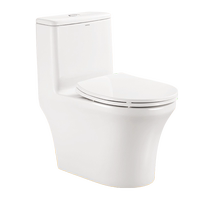 Wrigley – toilettes à chasse deau pour petit appartement salle de bains couvercle ergonomique à ralentissement siphon à économie deau toilettes 728