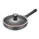 Supor flat bottom non-stick frying pan with poly-oil anti-convex bottom