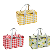 Lunch bag handbag Internet celebrity picnic bag large capacity outdoor picnic mat waterproof and moisture-proof storage convenient large capacity