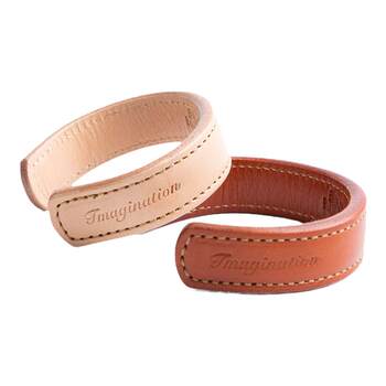 Madden Workwear Retro Vegetable Tanned Leather Bracelet Leather Bracelet Takahashi Presbyopia Open Half Bracelet Leather Ring Accessories for Men and Women