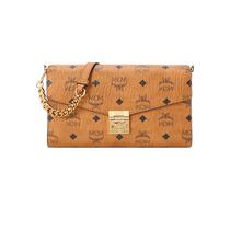 (Self-operated) MCM womens bag woc envelope bag chain bag leather shoulder crossbody bag Chinese Valentines Day gift for girlfriend