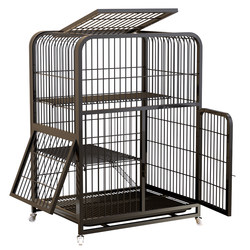 Cat Cage for Home Use, Indoor, Space-Saving, Cat Villa with Large Free Space, Integrated Multi-Layer Cat Cage, Cat House