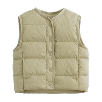 (Three-proof) Mark Jenny winter clothing 2023 new style ultra-light warm down vest for boys and girls