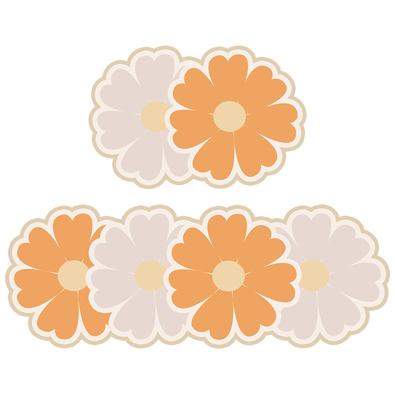 Flower kitchen floor mat diatom mud anti-slip and anti-oil