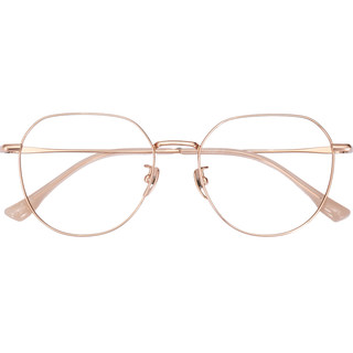 Glasses with high-end metal frames suitable for big and round faces