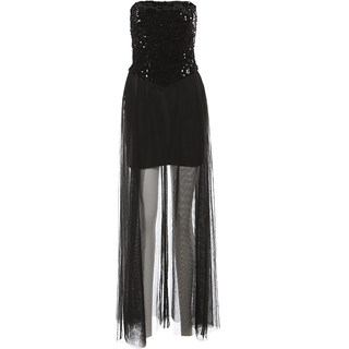 Weirdpuss polyester strap breast dress