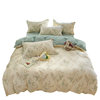Four Seasons Pure Cotton Four-piece Set 100 Cotton Category A Maternal and Infant Grade Bedding Sheets and Quilt Covers Cartoon Dormitory Three-piece Set