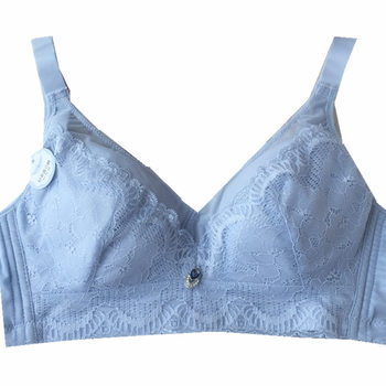 Summer ultra-thin adjustable no steel ring no sponge push-up sexy lace bra full cup bra women's small underwear