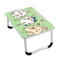 Chiikawa lit pliable petite table table détude pour enfants table de multiplication table décriture alphabet table détude pour ordinateur portable paresseux maison dortoir baie vitrée support de table table de genou