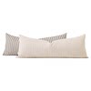 Cream style long pillow bed back cushion