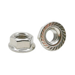 304 stainless steel flange nut 201 hexagonal anti-slip padded screw cap anti-loosening M3M4-M12 GB6177