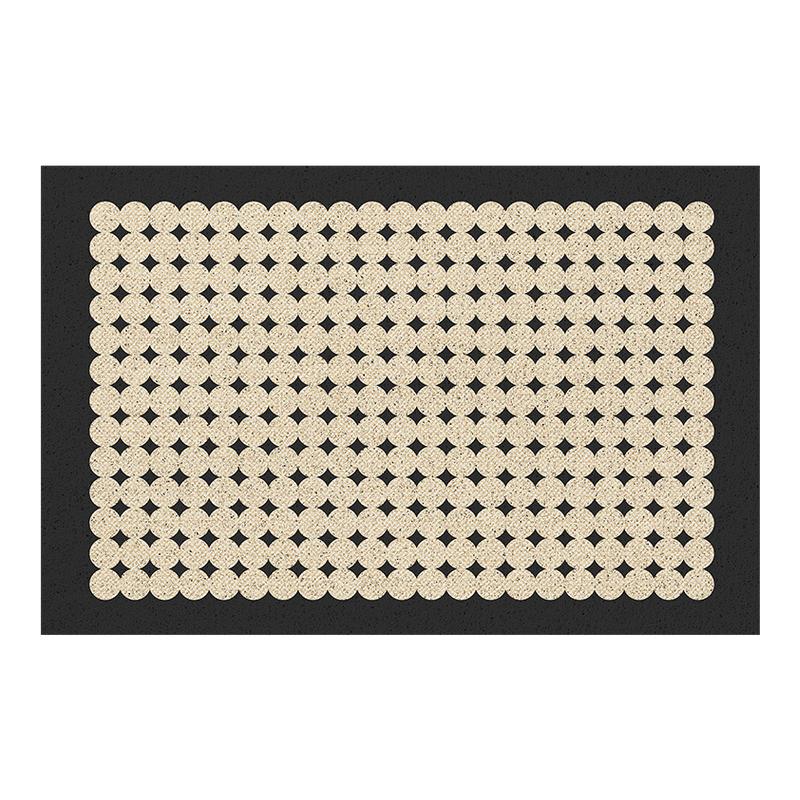 Dajiang Floor Mat European Retro Entry Door Wire Circle
