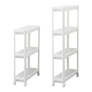 Weihuien storage rack movable trolley kitchen living room bathroom storage rack bathroom trolley