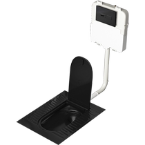 Home hotel hotel embedded hidden concealed water tank with cover black squat toilet small apartment shower squat pit
