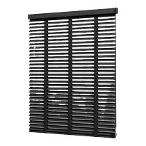CR9 black solid wood louvers wooden curtains lifting roller blinds sunshade office study living room dining room curtains