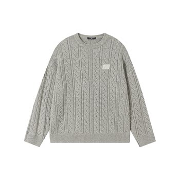 Fornines simple lazy sweater with wool, men's autumn and winter loose sweater, women's couple's sweater Fornines simple lazy sweater with wool, men's autumn and winter loose sweater, women's couple's sweater