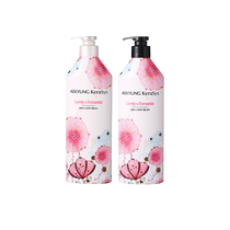 (Autonome) Coréen Ae Kyung Shampooing Parfum Après-shampooing Lisse Anti-frisottis 600 ml 3 bouteilles avec parfum longue durée
