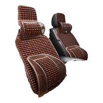 Car Seat Cushion Summer Cooling Cushion Wood Bead Ventilated Seat Cushion Ice Silk Summer Breathable Four Seasons Universal Truck Seat Cushion