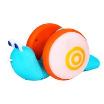 Douyins same childrens leash pulling snail toy creative fiber rope light music pull string to pull baby to walk