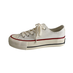 Yijun 1970S classic low-cut canvas shoes for women Korean version students versatile sneakers white shoes 2024 ແນວໂນ້ມໃຫມ່