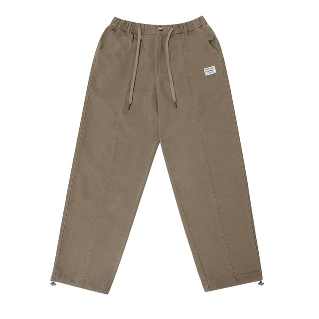 Heima Qizuo casual retro straight overalls