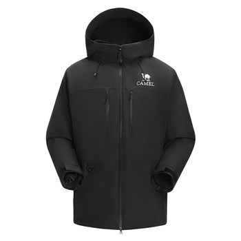 Camel tengyun pro jacket for men and women three-in-one jacket for spring and autumn fleece thickened outdoor waterproof mountaineering clothing