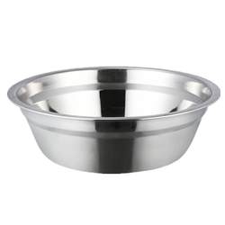 Stainless steel soup basin kitchen seasoning basin side dishes small basin mixing basin vegetable basin canteen school soup bowl and noodle round