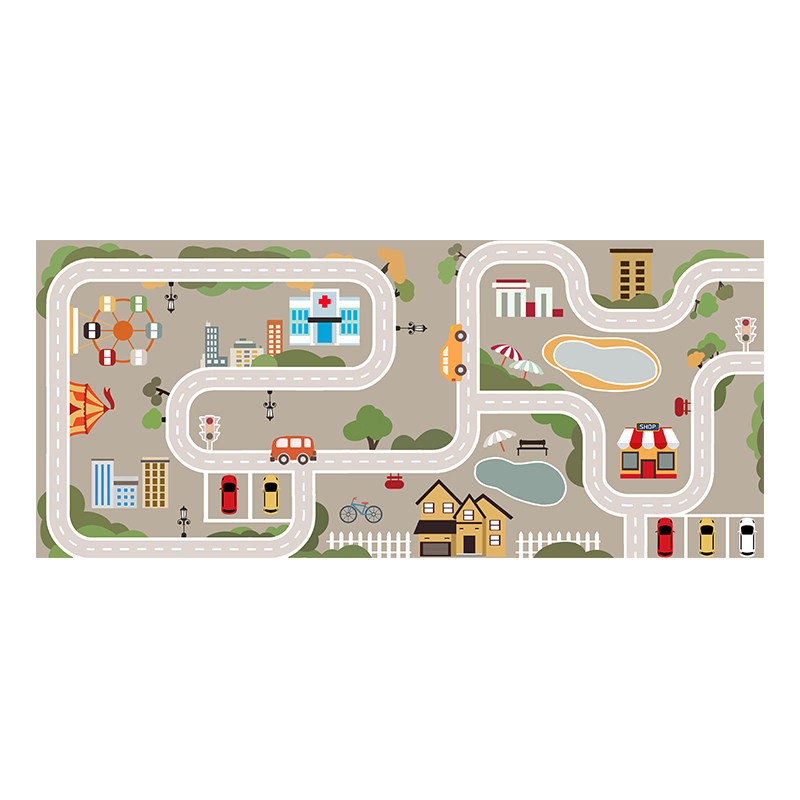 Bay window mat is waterproof, anti-fouling, wear-resistant and non-slip