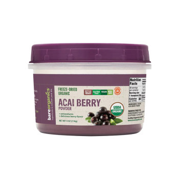 ສະຫະລັດນໍາເຂົ້າ acai freeze-dried pure acai berry powder proanthocyanidins ຕ້ານອະນຸມູນອິດສະລະ oxidation ຜິວຫນັງແລະການດູແລສຸຂະພາບ