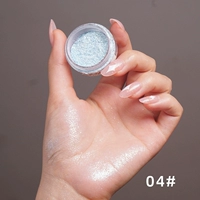 Синяя тени для век, жемчужная пудра