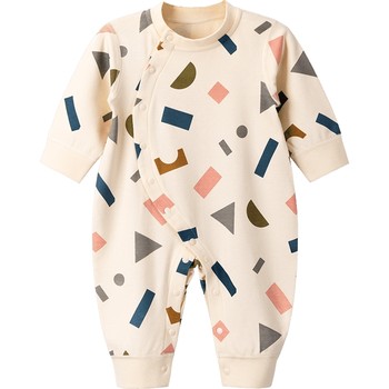 Guiqi xiong pure cotton infant jumpsuit spring and autumn