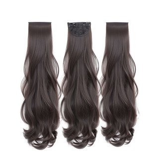 Xiaoqi wig for women with three-piece wavy long curly hair