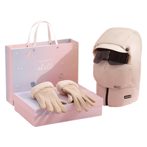 Hat Scarves Gloves Three Sets Winter Warm Birthday Christmas Day Send Girlfriend Bestie Gift Box Dress 3052