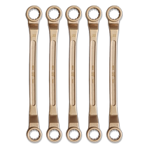 Bofang explosion-proof tools anti-magnetic and anti-static forged fire red high hardness beryllium bronze double-headed torx wrench