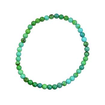 Original ore natural turquoise ball bracelet