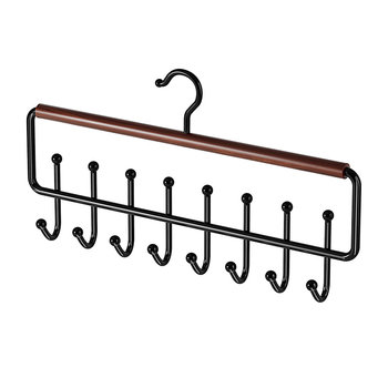 Wooden suspender underwear rack for multiple hangings
