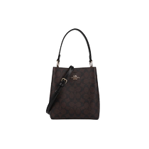 (Self-operated) Hong Kong direct mail COACH Womens PVC leather shoulder crossbody bucket bag