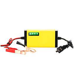 Smart 12V pedal motorcycle battery charger lead -acid battery fully automatic universal repair charger